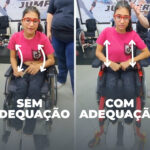 Cadeira de rodas Le Parkour com recursos avançados de adequação postural.